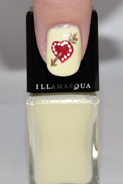 illamasqua load cupid heart nails thumb swatch