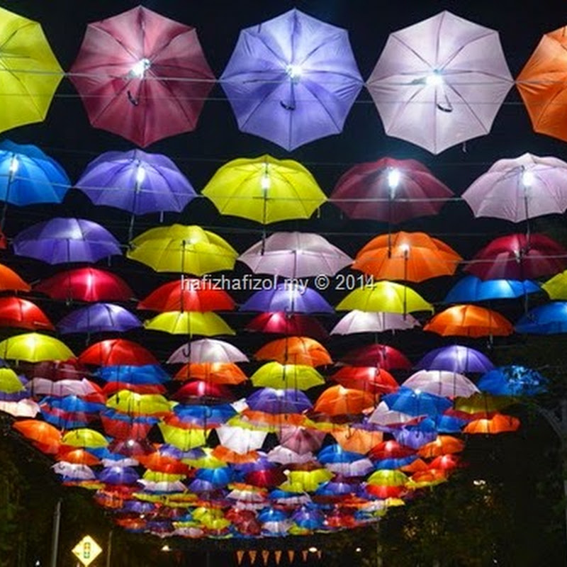 Pemandangan Waktu Malam di Floria Putrajaya 2014