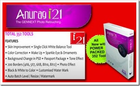 anurag i21 photo editing software free download