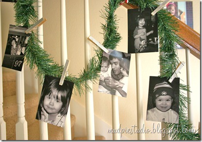 Photo Garland Tutorial by Mud Pie Studio