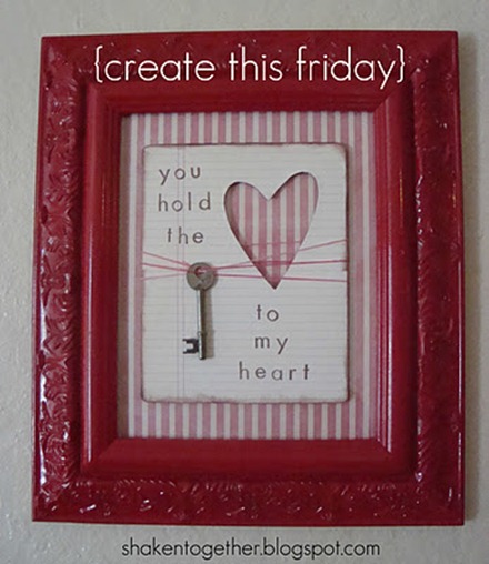 key to my heart valentines art create this BLOG
