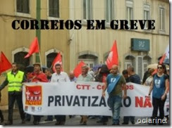Greve dos CTT- contra privatização. Out.2013