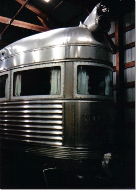 Chicago, Burlington & Quincy Nebraska Zephyr at the Illinois Railway Museum on May 23, 2004