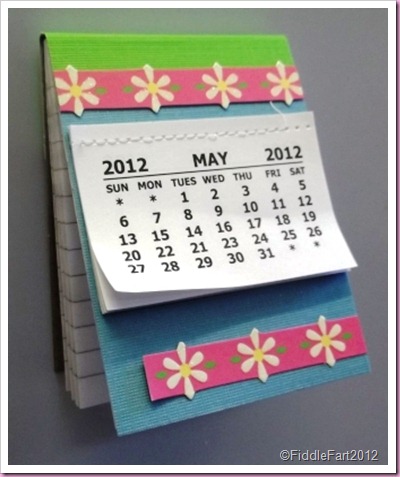 Fridge Magnet Calendar Notebook 