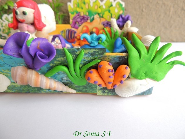 Cards and Crafts : Clay Ocean Diorama