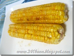 grilled corn on the cob, by 240baon