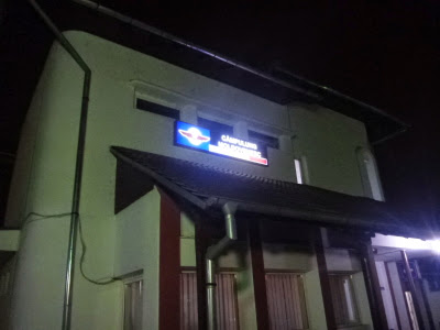 Train station in Campulung Moldovenesc.