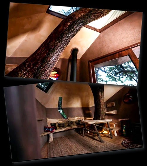 Interior decoration in Japanese Tree house