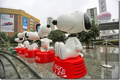 Snoopy at Pearl Square , IFC Mall, LuJiaZui, Shanghai 史努比。上海 16