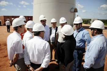 Investidores Coreanos visitam Instalações da Petrobrás - Guamaré