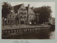 Gezicht op de Rommelhaven te Harlingen