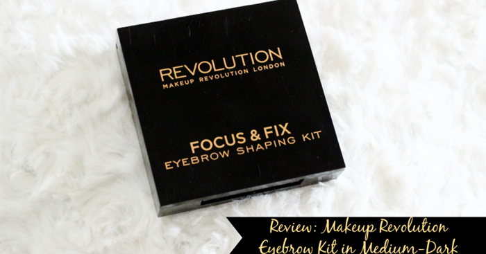 Revolution Beauty Focus & Fix Eyebrow Shaping Kit - Light Medium - Reviews | MakeupAlley