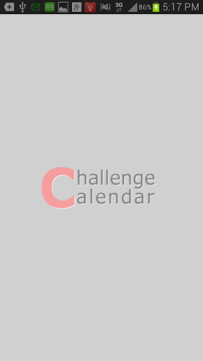 Challenge Calendar Goal Habit