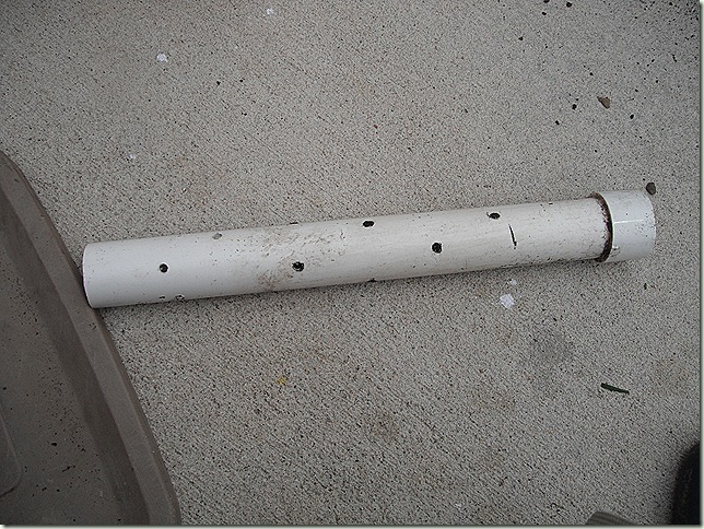 PVC pipe for herb pot