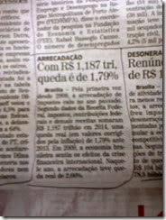 Arrecadação Com R$ 1,187 tri, queda é de 1,79% - www.rsnoticias.net
