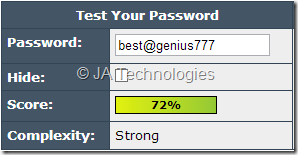 Strong Password - Generate Strong Password