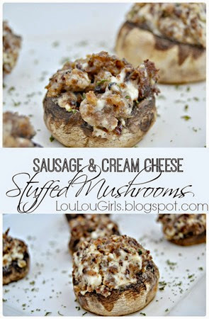 Sausage-and-Cream-Cheese-Stuffed-Mushrooms