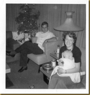 Ed & Boots(Vilma) Reynolds with Denise as baby
