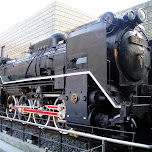 giant locomotive in ueno tokyo in Ueno, Japan 
