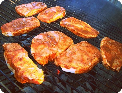 grilling porkchops