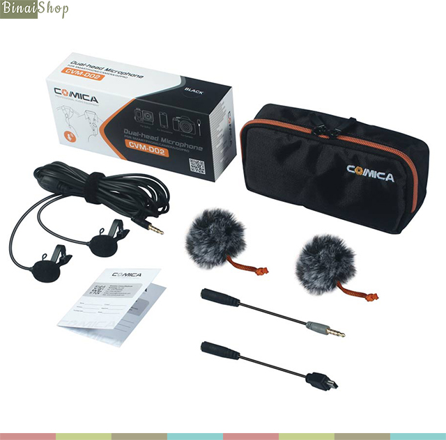 Micro cho điện thoại Comica CVM-02 Dualmic