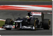 Maldonado conquista la pole del gran premio di Spagna 2012