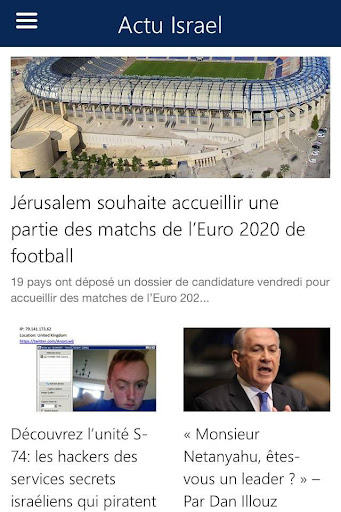 Israel info :Actualités Info