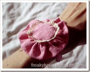 flower corsage from pants