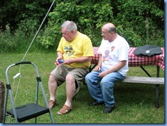 4708 McRae Point Provincial Park Don & Bill flying helicopter