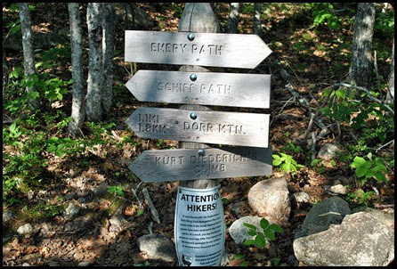 03 - Schiff Path - Marker - Made a right on to trail