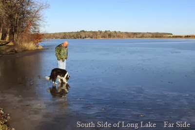 Long Lake is frozen