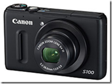 Recommended Digital Camera Canon PowerShot S100