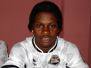 Trésor Mputu Mabi, international congolais (RDC) et joueur du Tout-Puissant Mazembe.