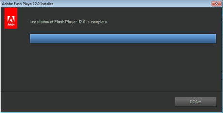 install update Adobe Flash Player terbaru selesai install update Adobe Flash Player terbaru selesai