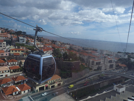 Obiective turistice Madeira: teleferic Funchal