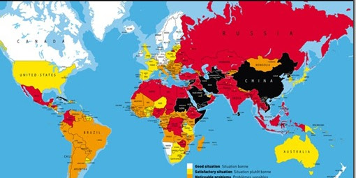 أفضل عشر دول في حرية الصحافة