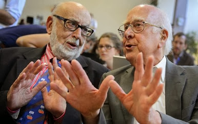 François Englert e Peter Higgs