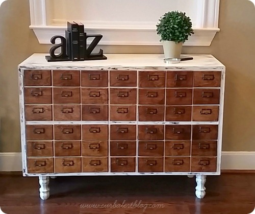 DIY faux card catalog