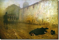 7 décembre 1815, l’exécution du maréchal Ney par Gérôme