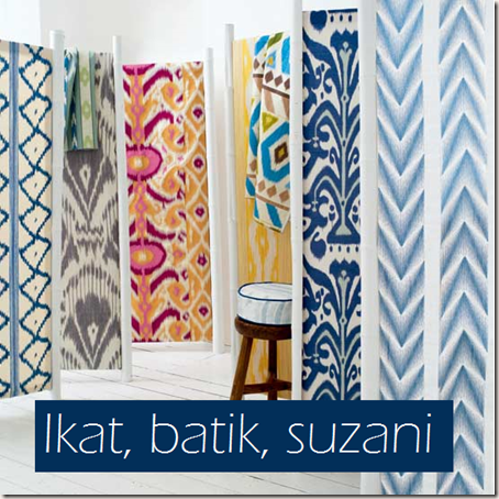 Ikat, batik, suzani