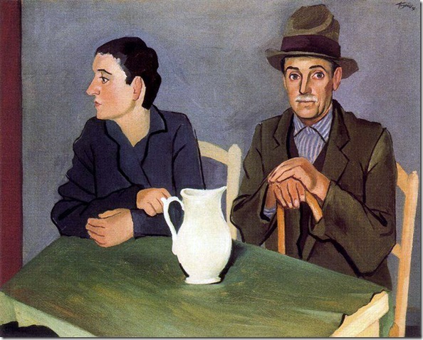 Josep de Togores i Llach -Hombre y mujer -1931
