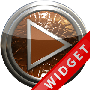 Poweramp Widget Brown Leather.apk 2.08-build-208