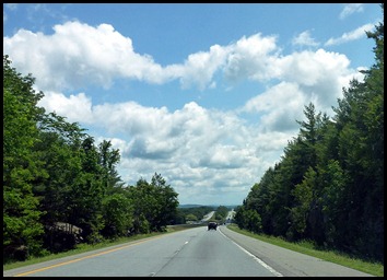 6 - Travel to Lubec, I-95 beautiful clouds