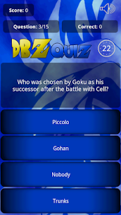 DBZ Quiz Screenshots 1