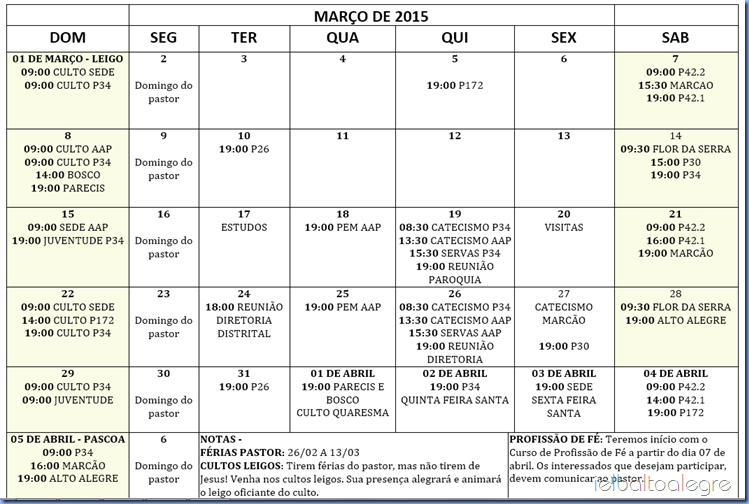 PROGRAMAÇÃO