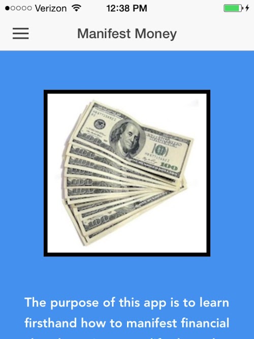Android application Manifest Money screenshort