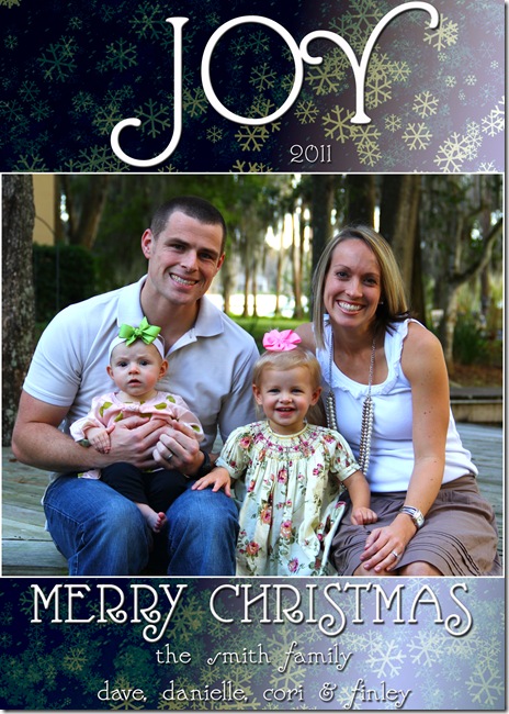 Smith Family Christmas Card '11