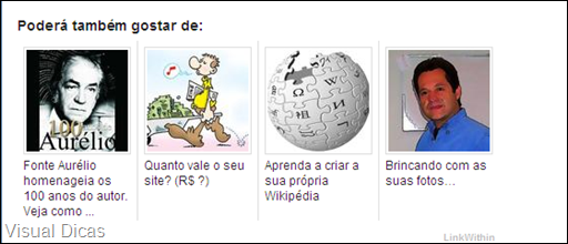 Como inserir uma lista de links relacionados no seu Blogger - Visual Dicas