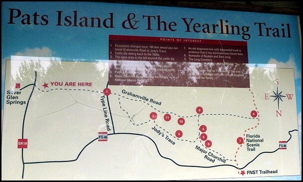 03b - Yearling Trail - Trail Map