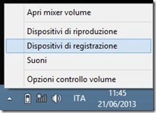 Windows Audio Dispositivi di registrazione
